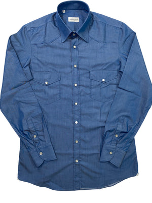 Camicia bottoni a pressione Denim Cotton