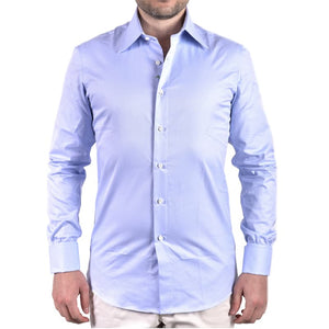 Camicia blu chiaro Twill