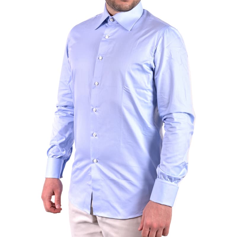 Camicia blu chiaro Twill